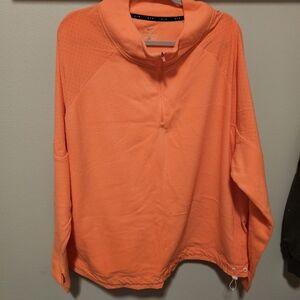Orange Nike Dri-FIT Pullover